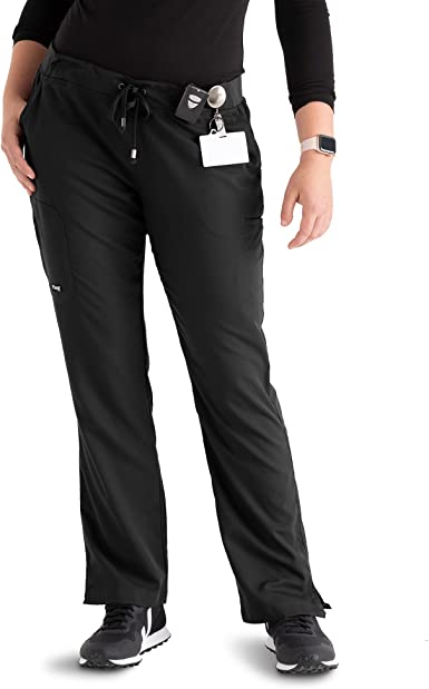 Photo 1 of BARCO Grey's Anatomy Women's Mia Pant, Easy Care Medical Scrub Pants w/ 6 Pockets & Elastic Drawcord Waistband
Size 3XL