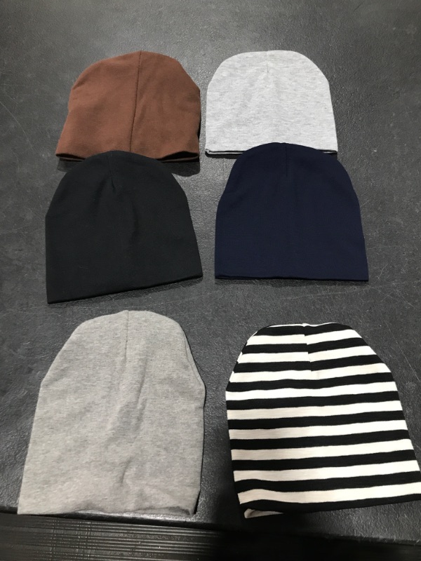 Photo 1 of BABY BEANIES 3-6 MONTHS, PACK OF 6