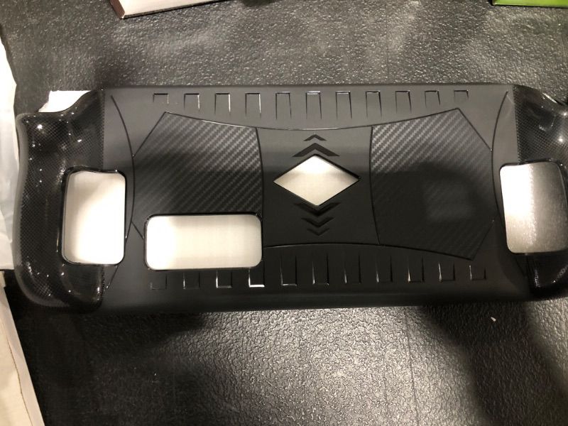 View 2 of Mizzkly Steam Deck Case Stream Deck Case with Anti-Slip Particles, Compatible with Steam Deck Cover, Anti-Skid Anti-Collision Anti-Scratch Anti-Scratch Ergonomically Designed Anti-Drop Grip Design black