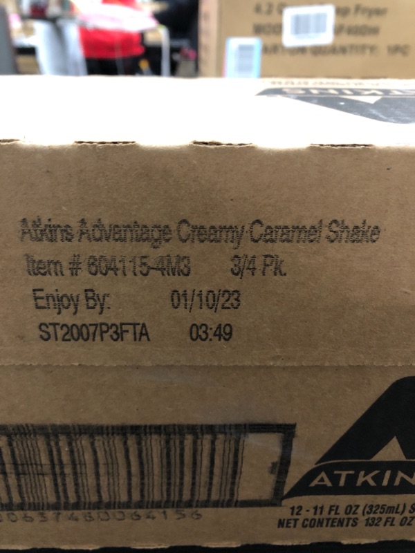 Photo 3 of Atkins Energy Shake Creamy Caramel, with B Vitamins and Protein. Keto-Friendly and Gluten Free 4 Count (Pack of 3) 4 Count (Pack of 3) Creamy Caramel EXP 01.10.23