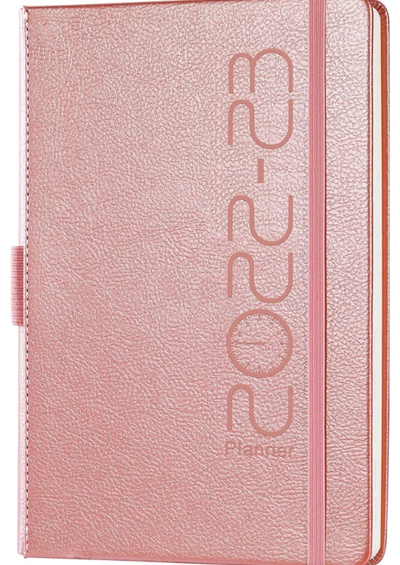 Photo 1 of 2022-2023 Planner - Weekly, Monthly and Year Planner with Pen Loop, July 2022 - June 2023, to Achieve Your Goals & Improve Productivity, Thick Paper, Inner Pocket, 5.75" x 8.25" - Rosy 