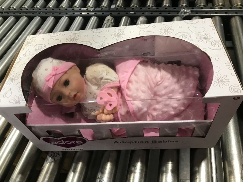 Photo 2 of Adora Adoption Baby Hope - 16 inch Realistic Newborn Baby Doll with Doll Accessories and Certificate of Adoption