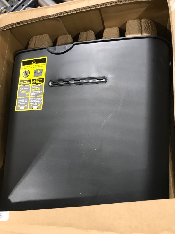 Photo 1 of Amazon Basics 12-Sheet Cross-Cut Paper and Credit Card Home Office Shredder