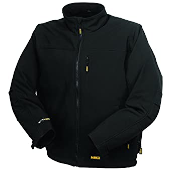 Photo 1 of DEWALT Unisex Adult Adapter Only Unisex Heated Soft Shell Jacket without Battery, Black, Large US SIZE 3XL