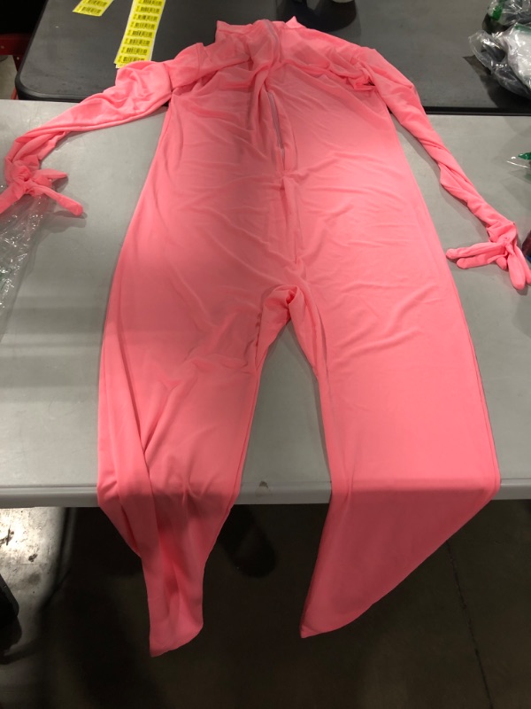 Photo 1 of all pink body suit unknown size looks like a 2XL-