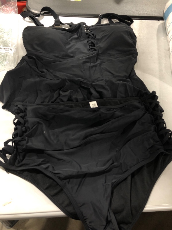 Photo 1 of 20W black bathing suit 