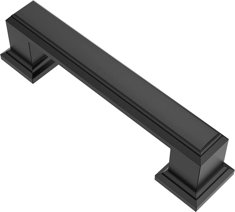 Photo 1 of Alzassbg 10 Pack Matt Black Cabinet Pulls, 3 Inch(76mm) Hole Centers Cabinet Handles Kitchen Hardware for Cabinets and Drawer AL3071MB
