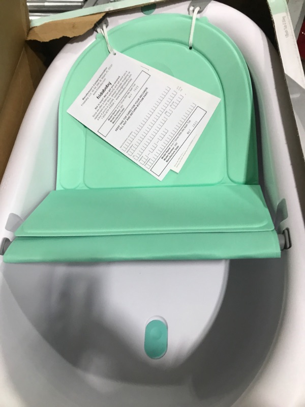 Photo 2 of 4-in-1 Grow-with-Me Bath Tub by Frida Baby Transforms Infant Bathtub to Toddler Bath Seat with Backrest for Assisted Sitting in Tub