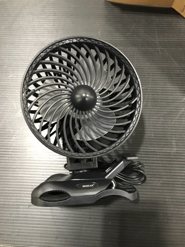 Photo 2 of Clip on Fan Small Desk Fan 2 In 1 - Personal USB Fan with CVT Speeds and Strong Airflow, Adjustable Tilt, The Quiet Little Fan for Office Home Bed - USB Cord Plug in Powered 