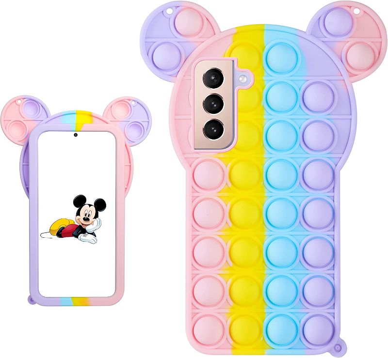 Photo 1 of Trendy Fun for Samsung Galaxy S21 Plus S21+ Case,Silicone Cartoon Funny Cute Cool Kawaii Designer