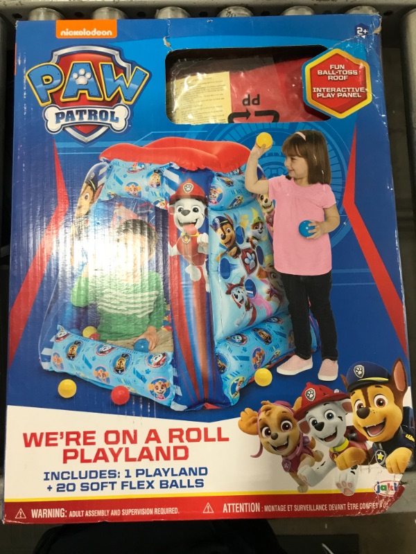 Photo 2 of Paw Patrol Kids Ball Pit with 20 Balls