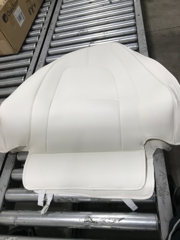 Photo 1 of  White Leather Seat Cover. (Only 1)
