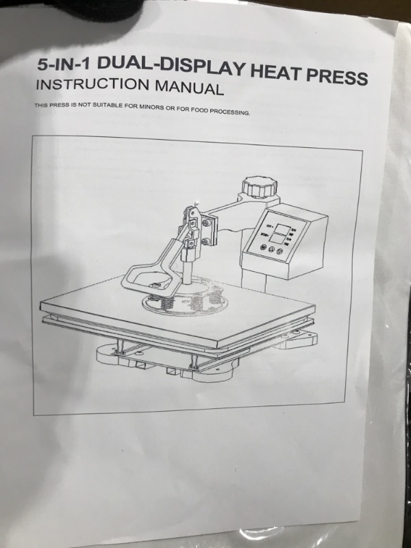 Photo 3 of 5-In-1 Dual Display Heat Press