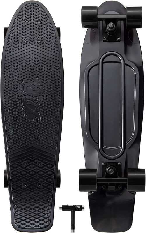 Photo 1 of KMX Mini Cruiser Skateboard 27" - Classic Plastic Nickel Cruiser Board 
