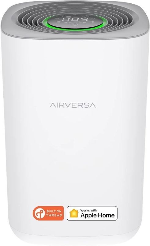 Photo 1 of Airversa HomeKit Air Purifier with Thread, ???????? ?????? ??????? ????? ???? ??? 3-Stage H13 True HEPA Filter Smart Air Cleaner 1000 sq.ft Purelle AP2
