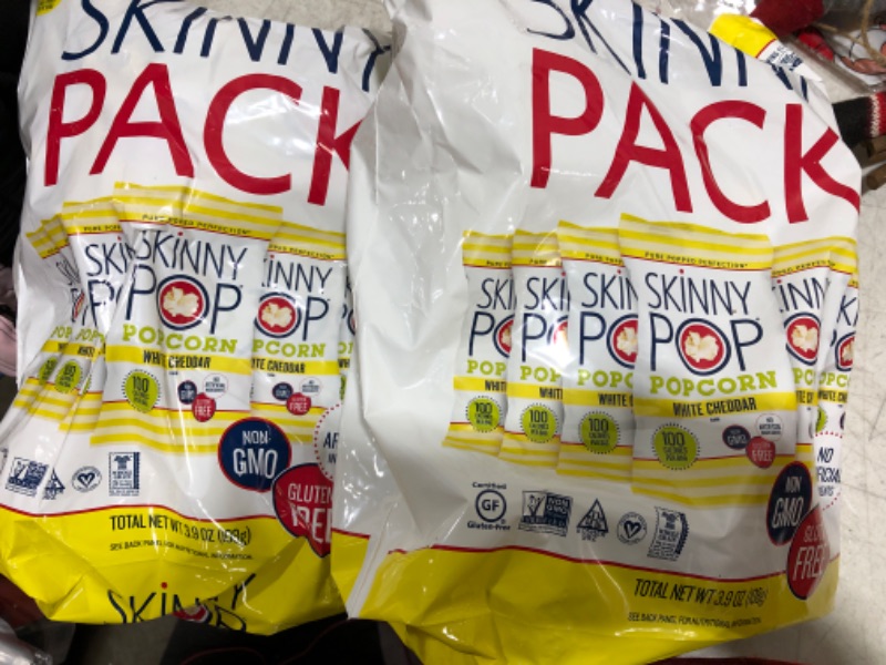 Photo 2 of 2- 12 packs of SkinnyPop Popcorn Healthy Snacks Pack, Original/White Chedda/Kettle 