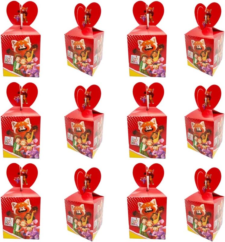 Photo 1 of 18 Pack Red Panda Candy Gift Boxes, Red Panda Themed Party Supplies, Children's Birthday Party Snack Boxes 