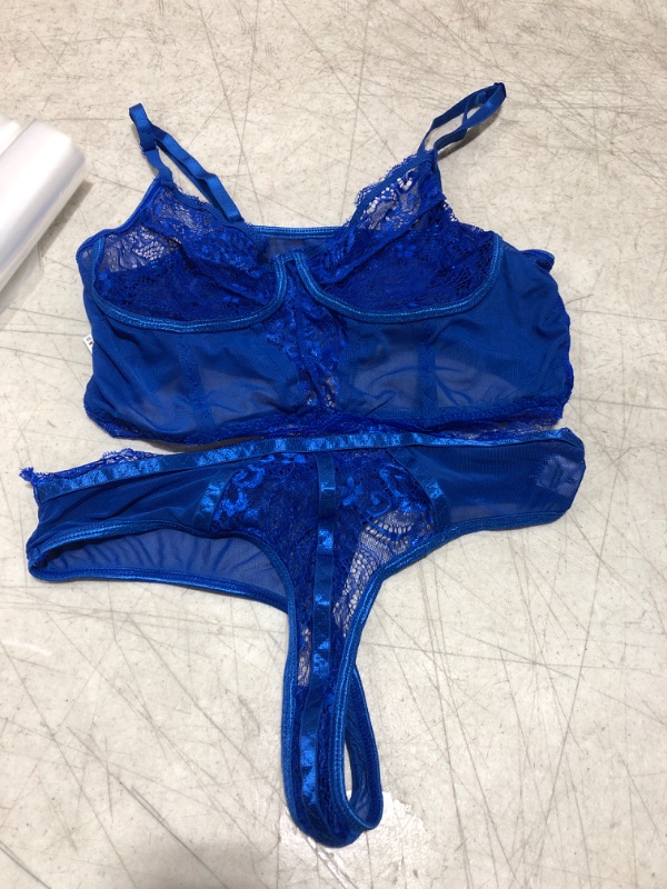 Photo 1 of 2 piece blue lingerie size M 