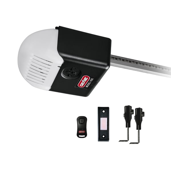 Photo 1 of Genie 1035-v 1/2 Hp Dc Motor Chain-drive Garage Door Opener with Remote Wall Button & Safe-t Beams
