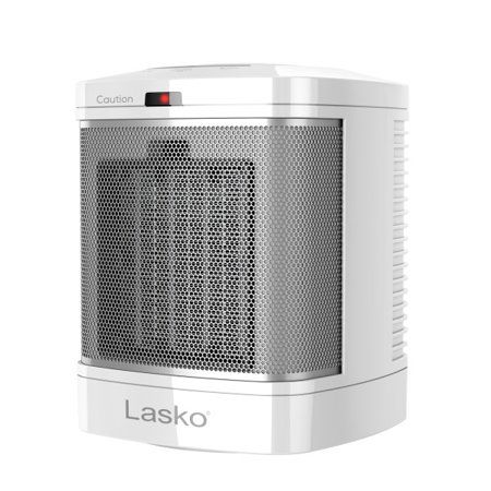 Photo 1 of Lasko 1500W Bathroom Space Heater with ALCI Safety Plug and Timer CD08200 White
