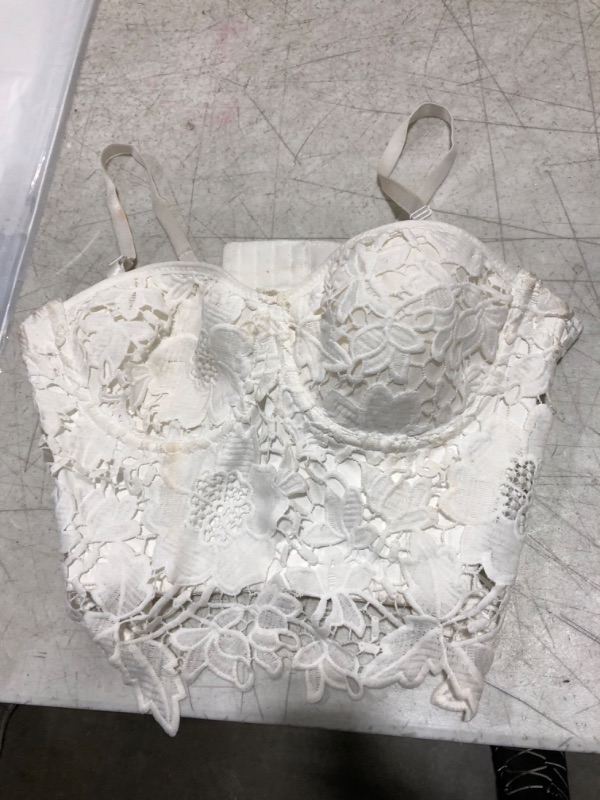 Photo 1 of 2XL white lace crop top 