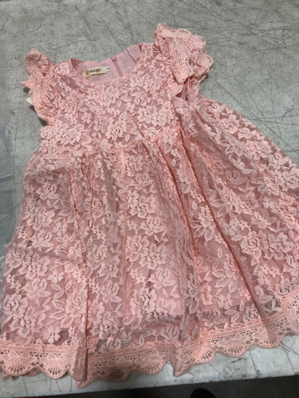 Photo 1 of Cutiego laco pink dress for toddlers size 120