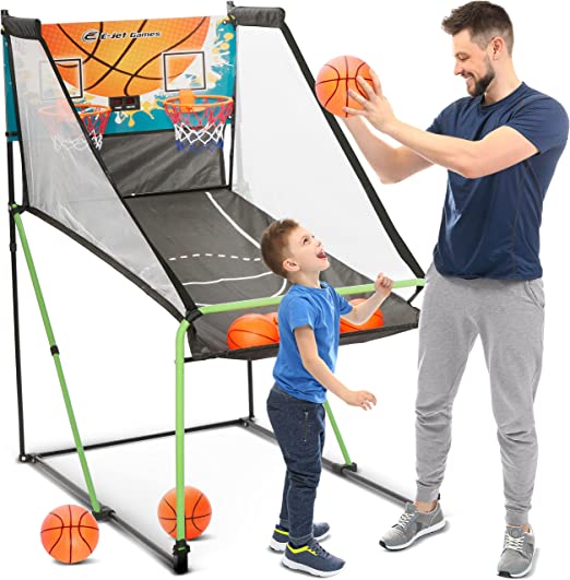 Photo 1 of Basketball Arcade Game, Indoor Play Equipment - Sports Activities & Birthday Party Games for Kids
