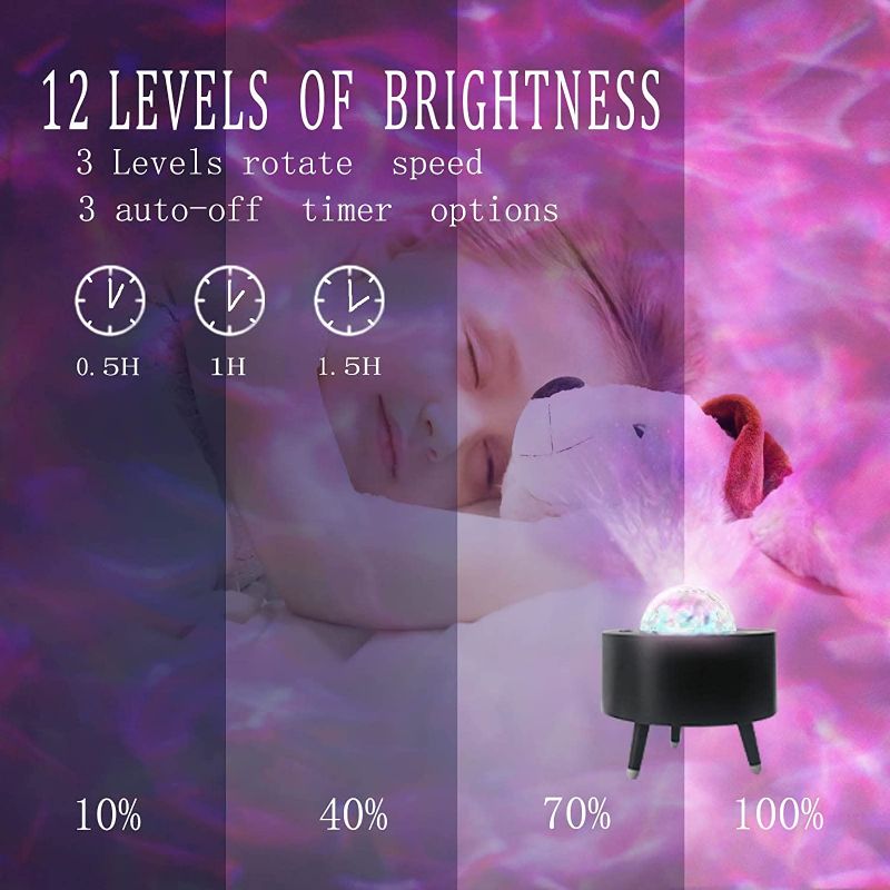 Photo 1 of Galaxy Projector,Light Projector for Bedroom, Skylight Projector with Remote Control Built-in Bluetooth Speaker, Room Projector for Baby, Kids, Adults,Gaming Room, Mood Ambiance, Gifts 