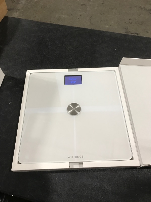 Photo 2 of Withings Body+ - Digital Wi-Fi Smart Scale with Automatic Smartphone App Sync, Full Body Composition Including, Body Fat, BMI, Water Percentage, Muscle & Bone Mass, with Pregnancy Tracker & Baby Mode White