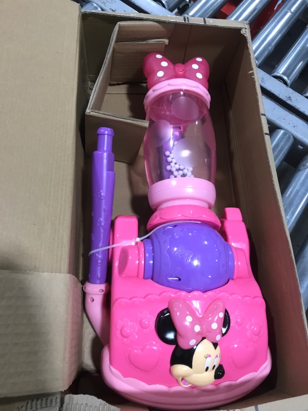 Photo 2 of Disney Junior Minnie Mouse Twinkle Bows Play Vacuum with Lights and Realistic Sounds, Amazon Exclusive, by Just Play