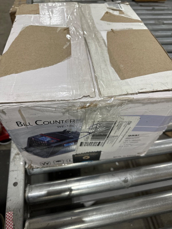 Photo 1 of WETOLS Money Counter Machine with 3 Screens, UV/IR/DD/MG/MT Counterfeit Detection, USD/EUR, Portable Bill Counter with Add/Batch/Auto/Count/Reset Modes, 1,000 Bills/Min (NOT Count Value of Bills)