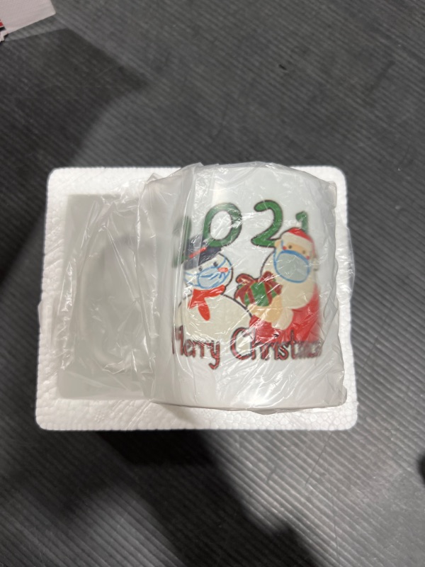 Photo 2 of 2021 Christmas Coffee Mug,Funny Christmas Holiday Coffee Cup, Coffee Mug-Mug in Decorative Christmas Gift Box,11 Oz (Style 1)