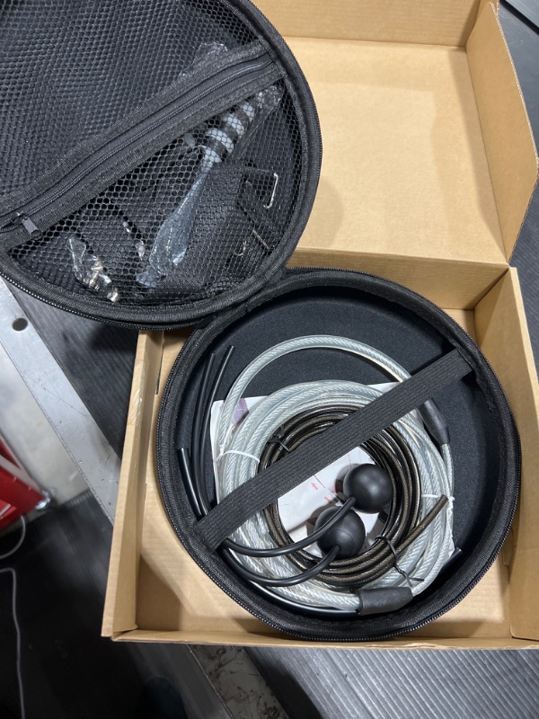 Photo 1 of Speed Jump Rope, Aceieon Adjustable Skipping Rope for Fitness and Exercise, with Tangle-Free Athletic Competition Speed Cable for Crossfit, Gym, Cardio and Endurance Training, Jumping Rope for Workout Weighted Jump Rope Set