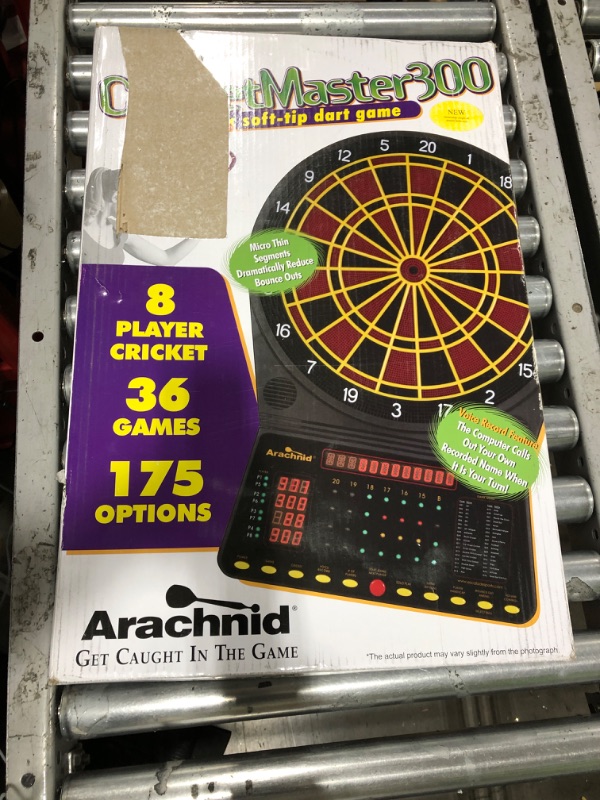 Photo 2 of Arachnid Cricket Pro 300 Soft-Tip Electronic Dartboard Game Features 36 Games with 175 Options