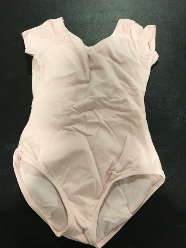 Photo 1 of Capezio Big Girls' Classic Short Sleeve Leotard 1 Pink 12-14
