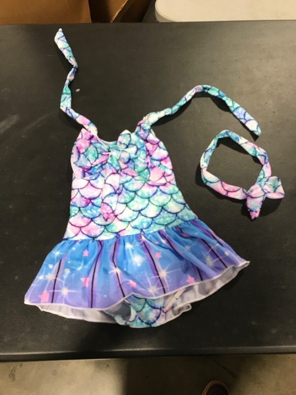 Photo 1 of Girl's Toddler Mermaid Swim Outfit/ 2 Yrs