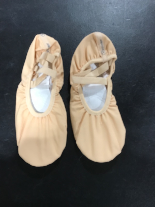Photo 2 of Ballet Shoes for Women Girls, Women's Ballet Slipper Dance Shoes Canvas Ballet Shoes Yoga Shoes 7.5 Light Pink