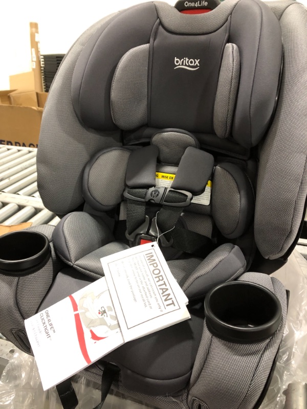 Photo 2 of Britax One4Life ClickTight All-in-One Car Seat – 10 Years of Use – Infant, Convertible, Booster – 5 to 120 pounds - SafeWash Fabric, Drift Drift [New Version]