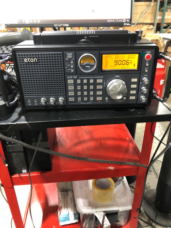 Photo 3 of Eton - Elite 750, The Classic AM/FM/LW/VHF/Shortwave Radio with Single Side Band, 360° Rotating AM Antenna, 1000 Channels, Back-Up Battery Packs, Commitment to Preparedness