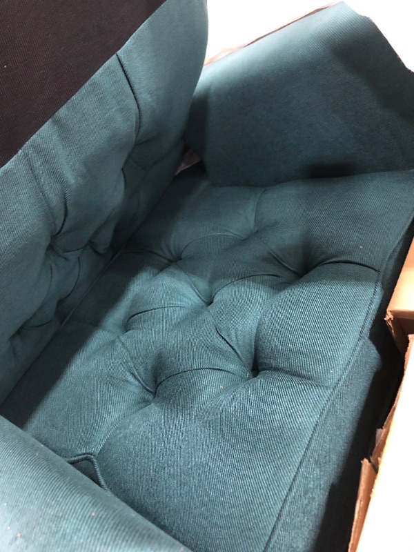 Photo 1 of Christopher Knight Home Malone Fabric Club Chair, Dark Teal