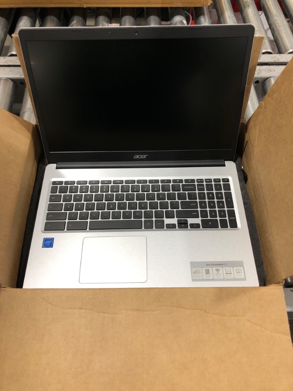 Photo 2 of REFURBISHED Acer Chromebook 315, Intel Celeron N4000, 15.6" HD Display, 4GB LPDDR4, 64GB eMMC, Google Chrome, CB315-3H
