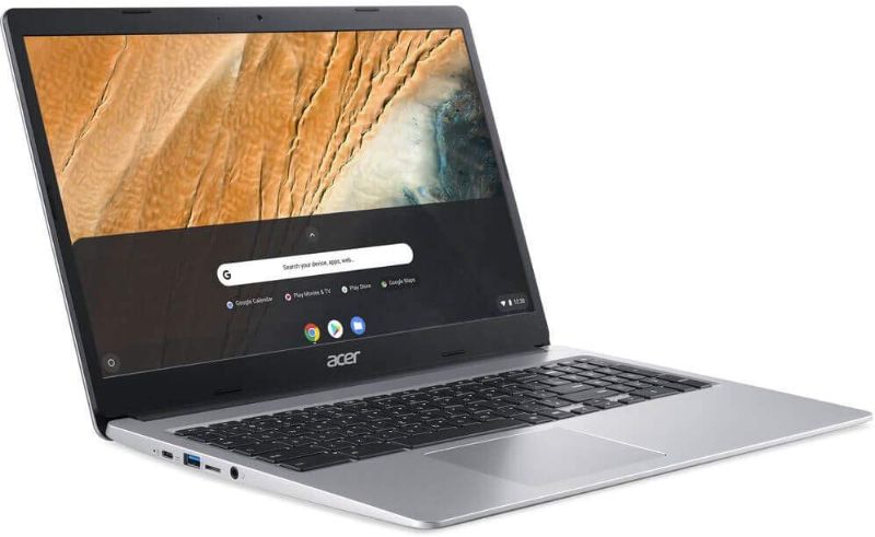 Photo 1 of REFURBISHED Acer Chromebook 315, Intel Celeron N4000, 15.6" HD Display, 4GB LPDDR4, 64GB eMMC, Google Chrome, CB315-3H
