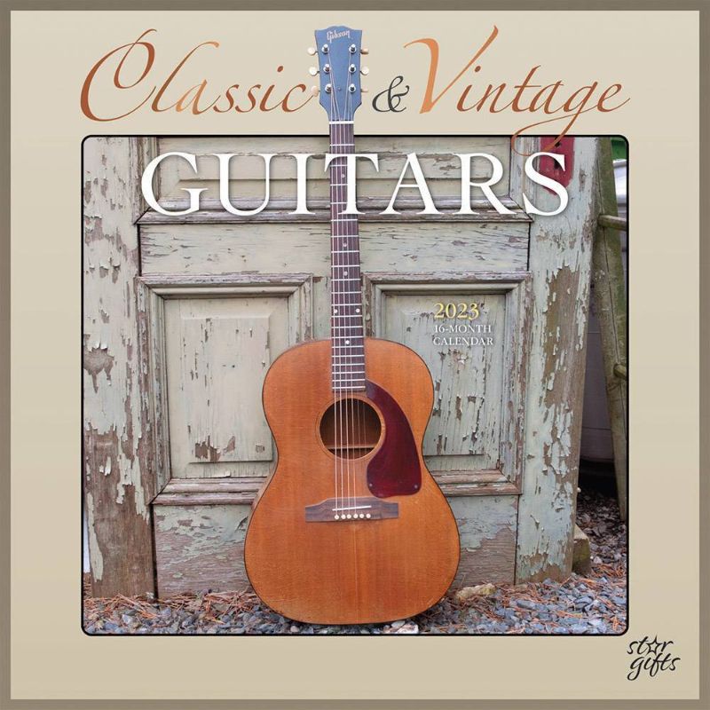 Photo 1 of 2023 Square Wall Calendar Classic & Vintage Guitars - StarGifts
