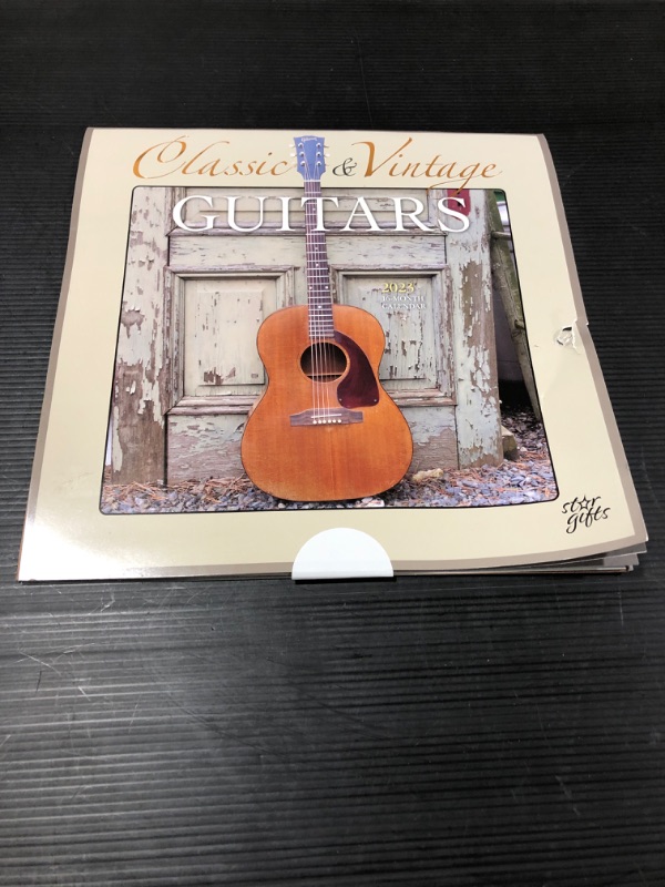 Photo 2 of 2023 Square Wall Calendar Classic & Vintage Guitars - StarGifts
