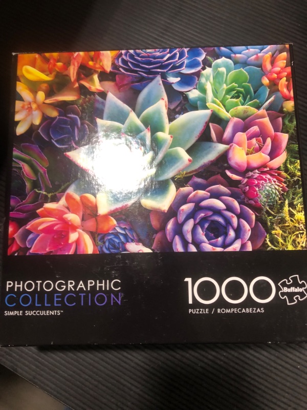 Photo 2 of Buffalo Games - Simple Succulent - 1000 Piece Jigsaw Puzzle