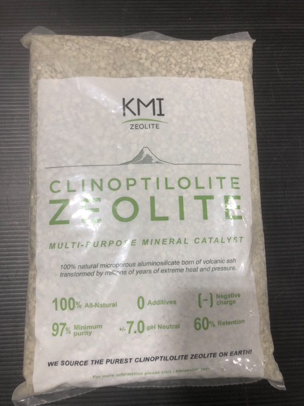 Photo 2 of KMI Zeolite Powder, 100% Natural Soil Amendment for Farming, Gardening, Golf Courses (4x8 Medium Granular, 5lb) 4x8 Medium Granular 5lb