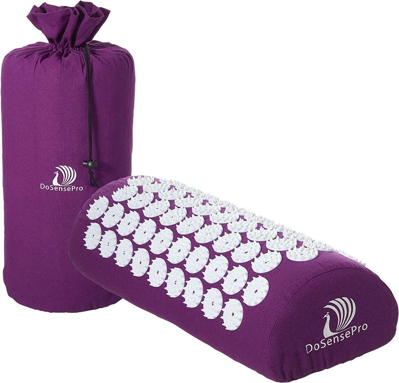 Photo 1 of Acupressure Pillow Massage Set - by DoSensePro - Acupressure Pillow for Back and Neck Pain - Relieve Sciatic, Headaches, Aches at Pressure Points - Natural Sleeping Aid
