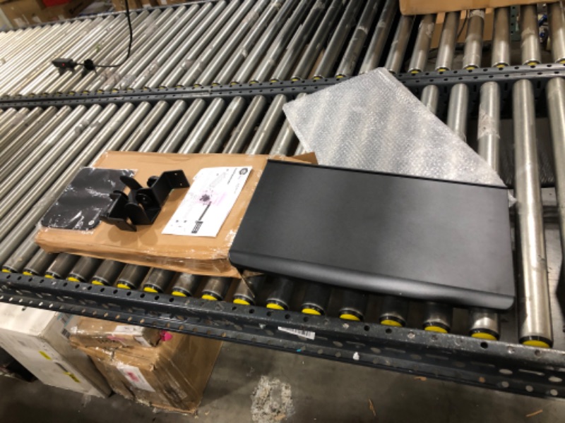Photo 1 of ErgoActive Keyboard Tray Under Desk with Included Mouse Pad and Easy Clamp On Installation, Fits Small Keyboard and Mouse - Small (20" x 11.8”)
