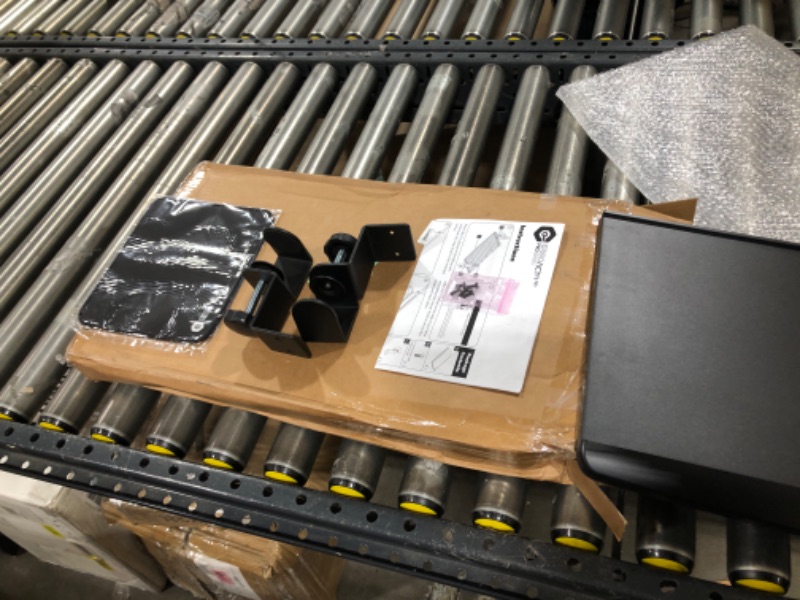 Photo 1 of ErgoActive Keyboard Tray Under Desk with Included Mouse Pad and Easy Clamp On Installation, Fits Small Keyboard and Mouse - Small (20" x 11.8”)

