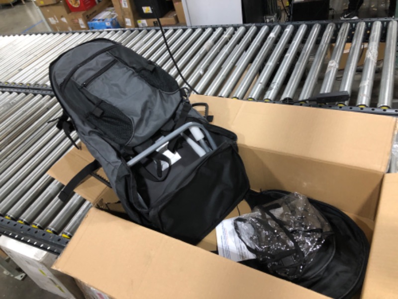 Photo 1 of ClevrPlus Deluxe Adjustable Baby Carrier Outdoor Hiking Child Backpack Camping Grey